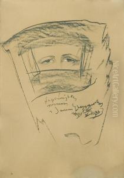 Jan Glogowski Portrait Oil Painting by Stanislaw Ignacy Witkiewicz (Witkacy)