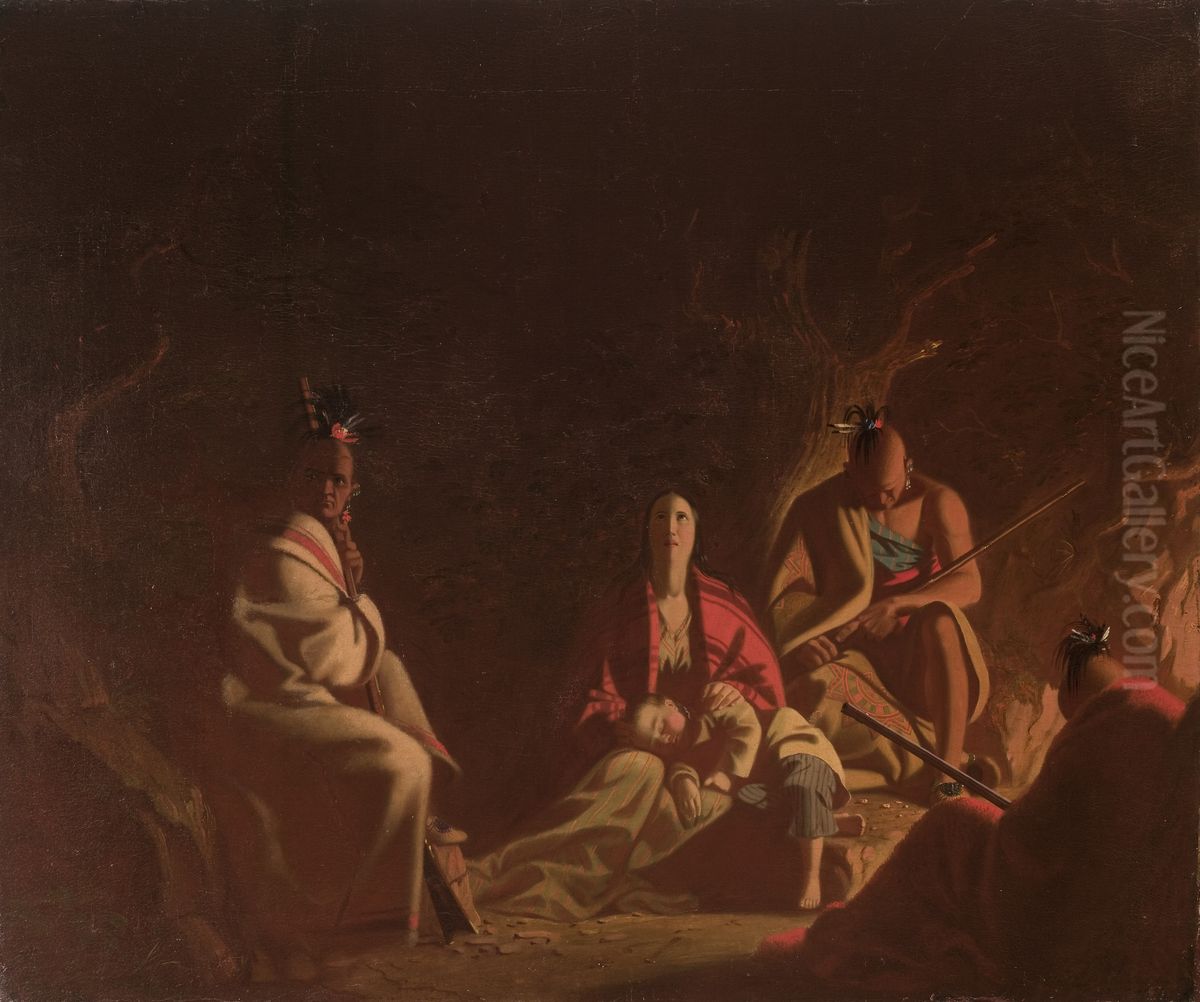 Captured by Indians Oil Painting by George Caleb Bingham