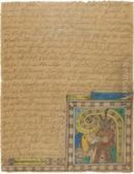 Johann Lang Vonsumiswald Oil Painting by Adolf Wolfli