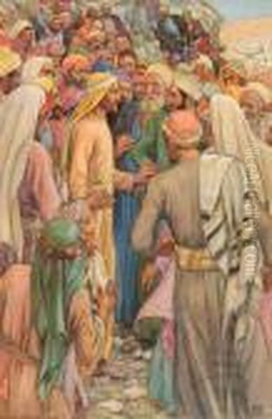 Moses Oil Painting by Wood