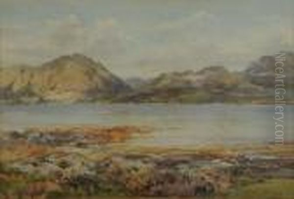 The Narrows - Loch Creran Oil Painting by Frank Watson Wood