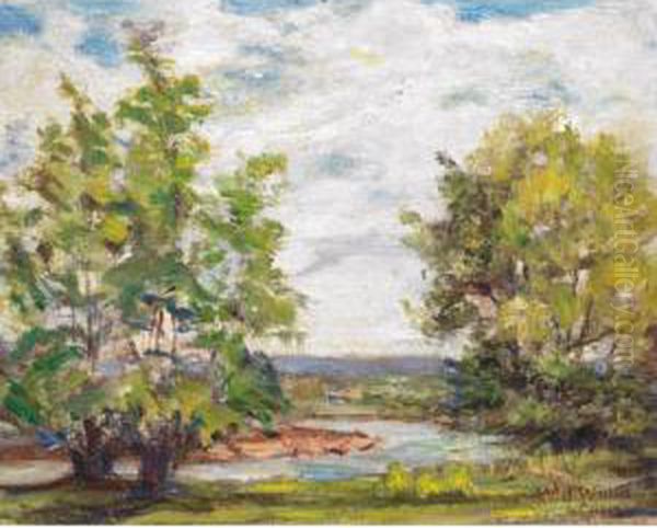 Landscape Oil Painting by William John Wood
