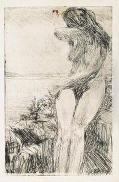 Nude Oil Painting by William John Wood