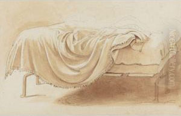 An Unmade Divan Oil Painting by Woodforde, Samuel