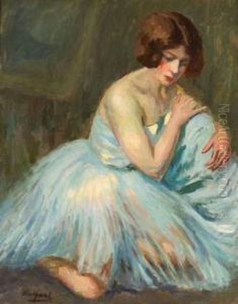 Ballerine. Oil Painting by Max Wulfart