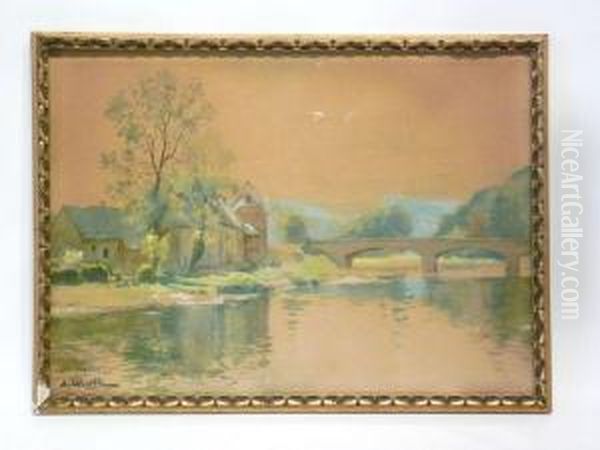 Paysage Oil Painting by Xavier Wurth