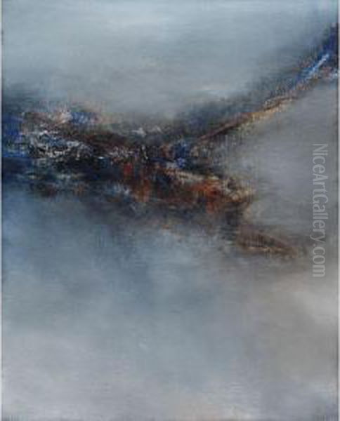 Gliding Oil Painting by Xie Jinglan