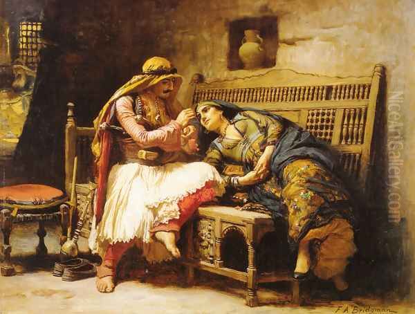Queen Of The Brigands Oil Painting by Frederick Arthur Bridgman