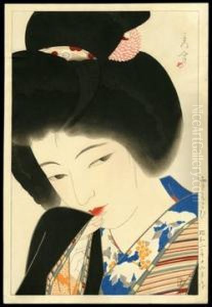 It Looks Like Snow Oil Painting by Shuho Yamakawa