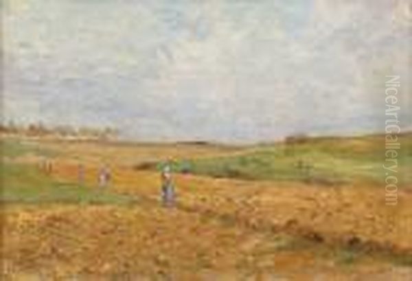 Travaux Des Champs Oil Painting by Edmond Charles Joseph Yon
