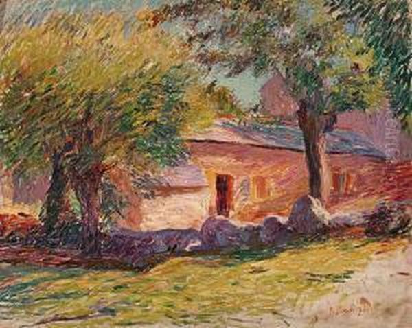 Paisajes Mallorquines Oil Painting by Pere Ysern Y Alie