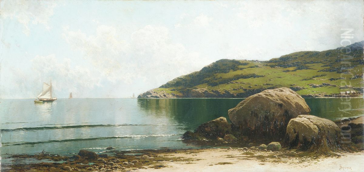 Marine Landscape Oil Painting by Alfred Thompson Bricher