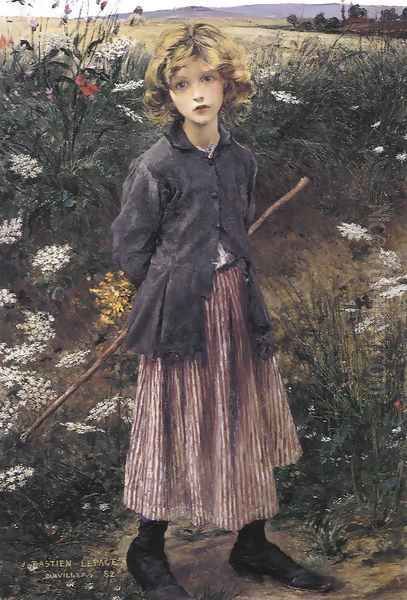 Young Girl Oil Painting by Jules Bastien-Lepage