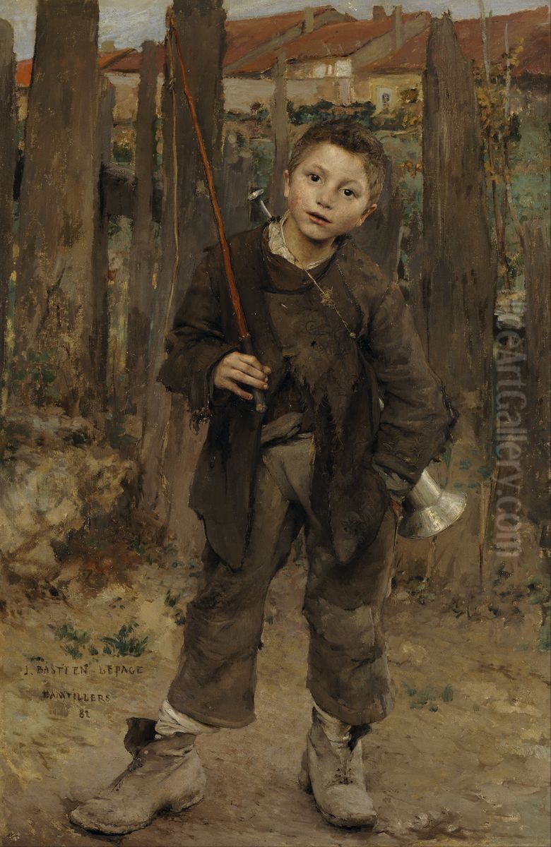 Pas Meche (Nothing Doing) Oil Painting by Jules Bastien-Lepage
