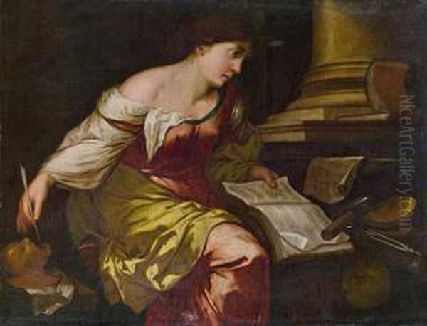 Allegorie Der Kunste Oil Painting by Antonio Zanchi