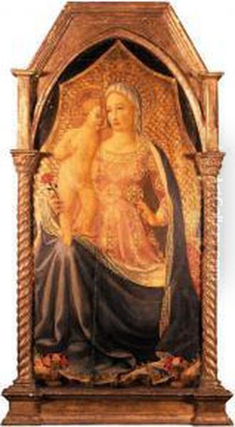 Strozzi, Z. Oil Painting by Zanobi Strozzi