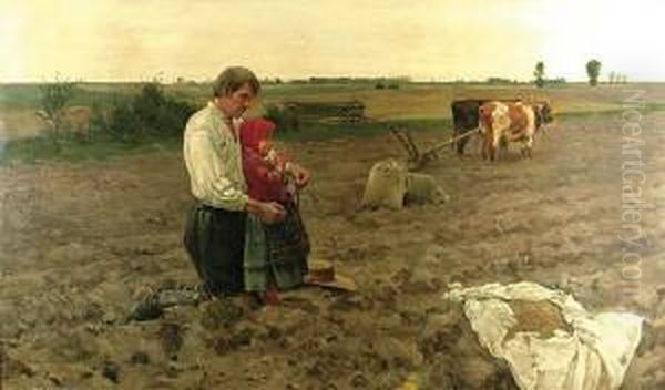 Aniol Panski Oil Painting by Marian Zarembski