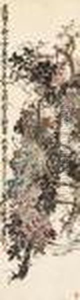 Rattan Oil Painting by Zhao Yunhuo