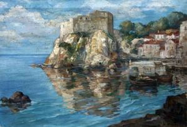 Dubrovnik Oil Painting by Mario Zhekov
