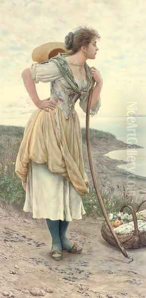 Daydreaming 2 Oil Painting by Eugene de Blaas