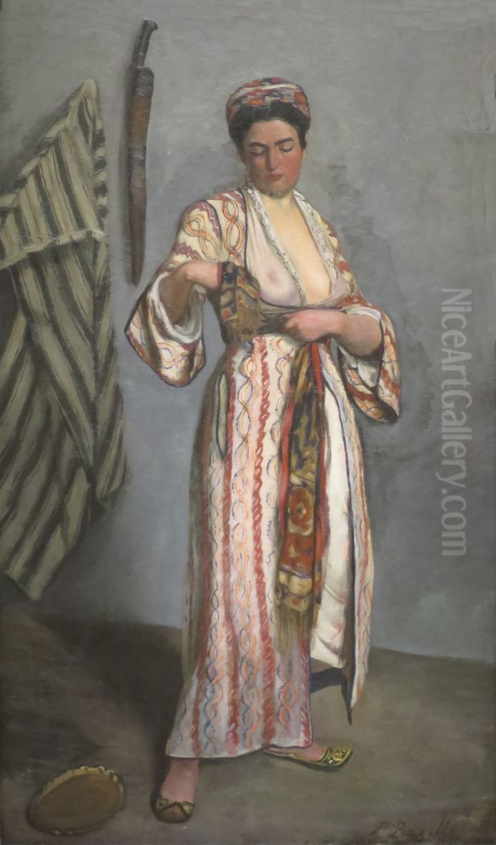 Woman in Moorish Costume Oil Painting by Frederic Bazille