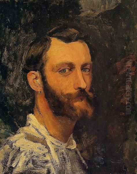 Self Portrait Oil Painting by Frederic Bazille