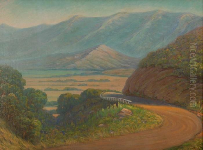 Romantic California Oil Painting by Carl Friedrich Zimmermann