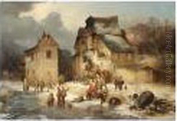 School's Out Oil Painting by Richard Zimmermann