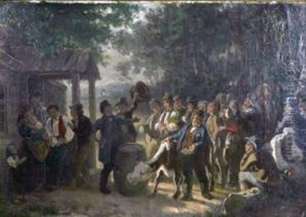 Tillskriven Oil Painting by Kilian Christoffer Zoll