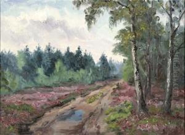 Im Teufelsmoor Oil Painting by Willy Zugel