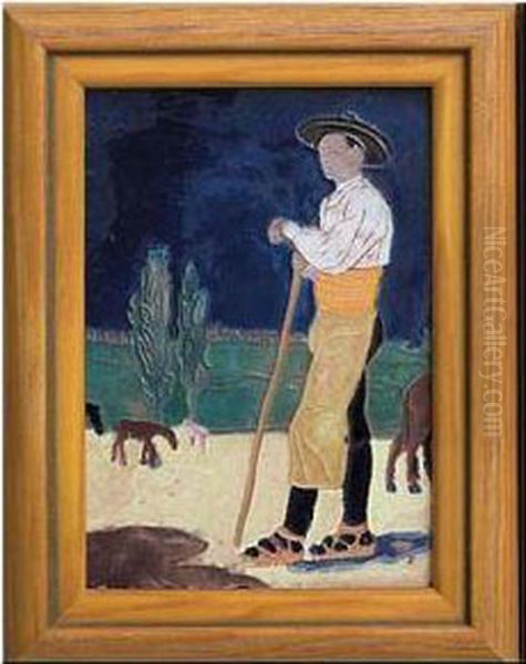 Serie Regionalista Oil Painting by Daniel Zuloaga Boneta