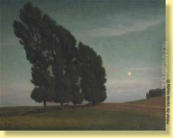 Heure Vesperale Oil Painting by Pierre Abatucci