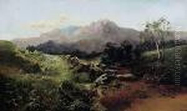 Landschaftsmaler,
1870/71 In London Tatig Genannt Oil Painting by Edwin Austin Abbey