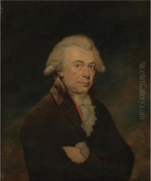 Portrait Of A Man Oil Painting by Lemuel-Francis Abbott