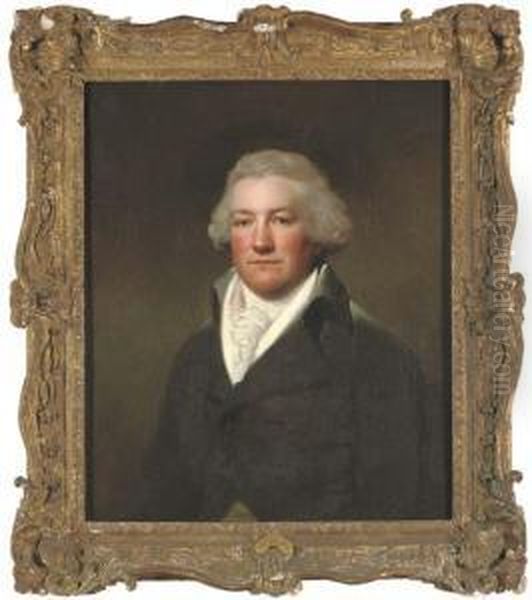 Portrait Of James Hatch Oil Painting by Lemuel-Francis Abbott