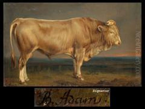 Der Stier Oil Painting by Benno Adam
