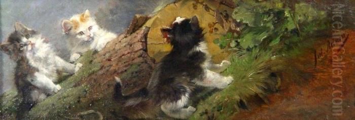 Ohne Titel Oil Painting by Julius Adam