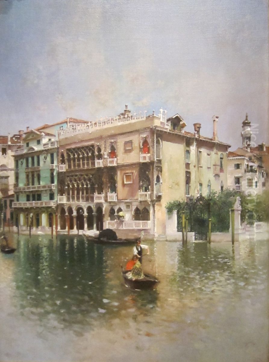 Venice, The Grand Canal Oil Painting by Robert Frederick Blum