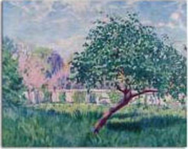 Verger En Fleurs Oil Painting by Georgette Agutte