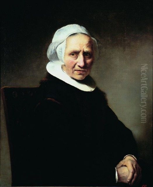 Portrait of an Unknown Woman Oil Painting by Ferdinand Bol