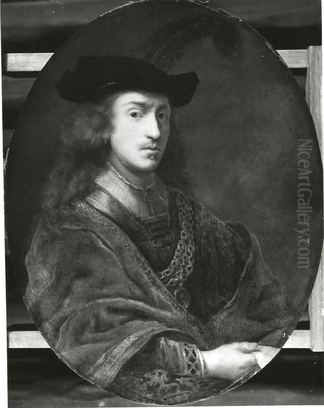 Self-Portrait Oil Painting by Ferdinand Bol