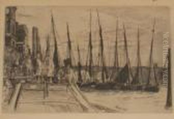 Billingsgate. Oil Painting by James Abbott McNeill Whistler