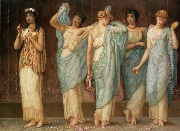 Ready for the Dance Oil Painting by Auguste Jules Bouvier, N.W.S.