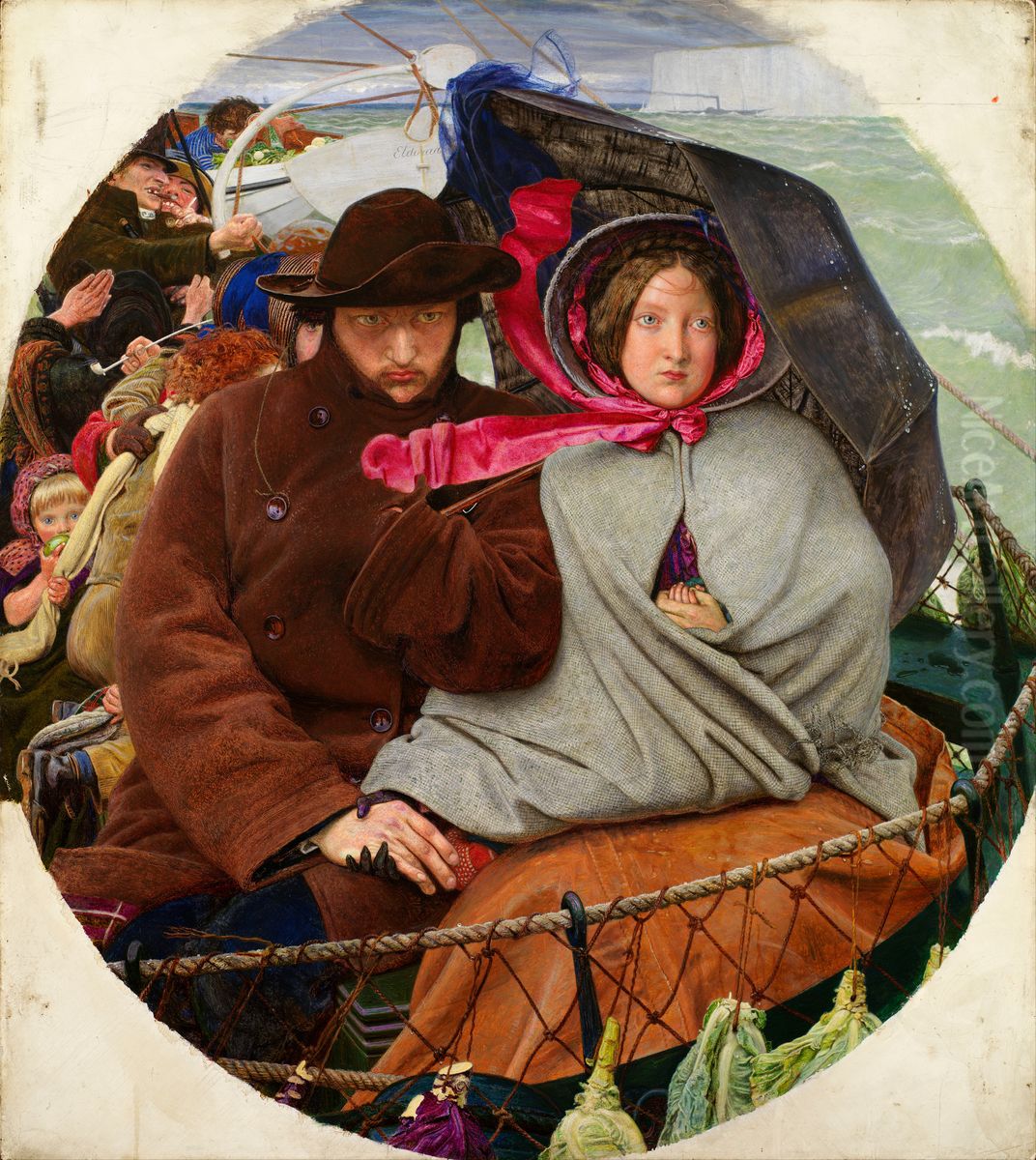 The Last of England Oil Painting by Ford Madox Brown