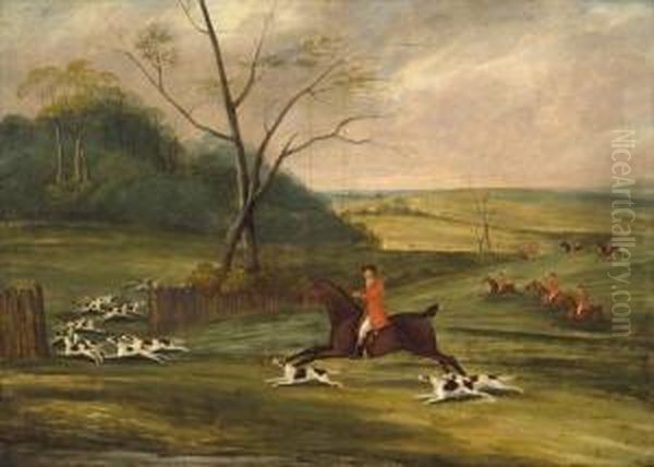 Full Cry Oil Painting by Henry Jr Alken