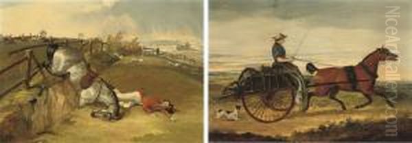 The Fall Oil Painting by Henry Jr Alken