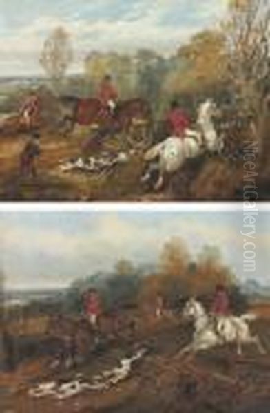 On The Scent Oil Painting by Henry Jr Alken