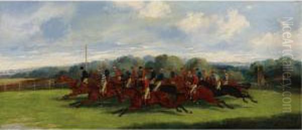 The Start Of The Derby Oil Painting by Henry Jr Alken