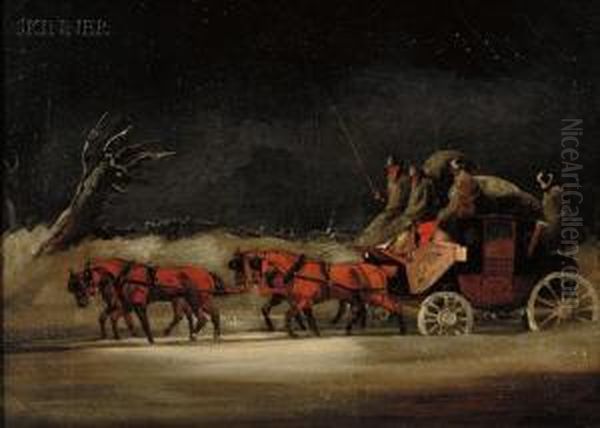 Coaching Scenes Oil Painting by Henry Jr Alken