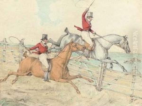 Hunting Scenes Oil Painting by Henry Jr Alken